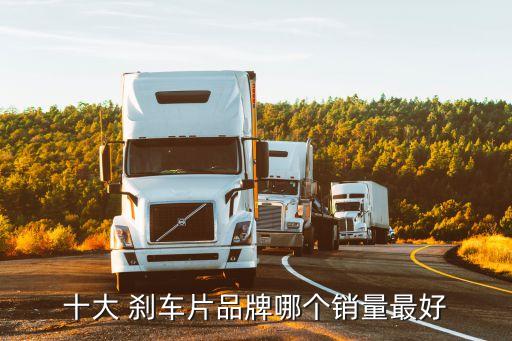 十大 刹车片品牌哪个销量最好