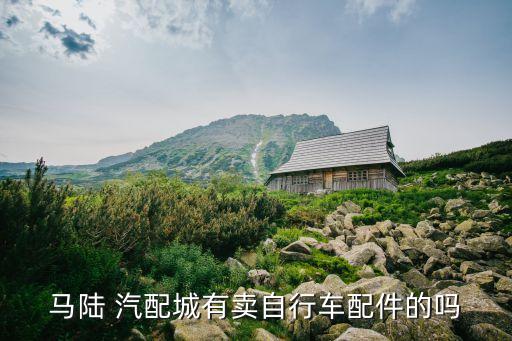 马陆 汽配城有卖自行车配件的吗