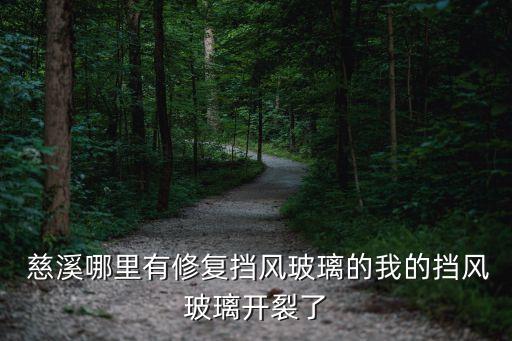  慈溪哪里有修复挡风玻璃的我的挡风玻璃开裂了