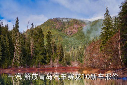 一汽 解放青岛汽车赛龙10新车报价