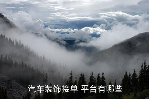 全国汽车安装服务平台,个人接单的安装平台