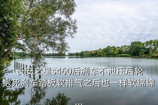 长安S460水泵不好有什么问题