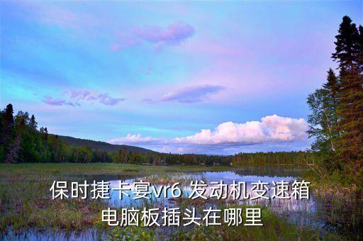  保时捷卡宴vr6 发动机变速箱 电脑板插头在哪里