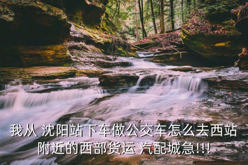 我从 沈阳站下车做公交车怎么去西站附近的西部货运 汽配城急!!!