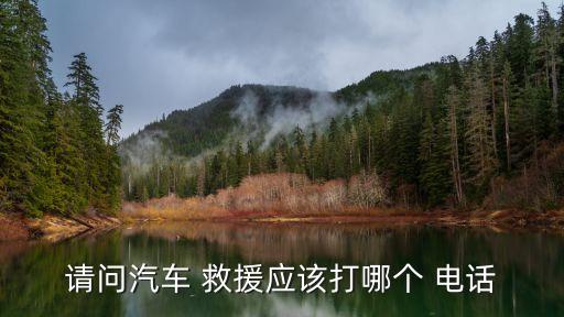 请问汽车 救援应该打哪个 电话