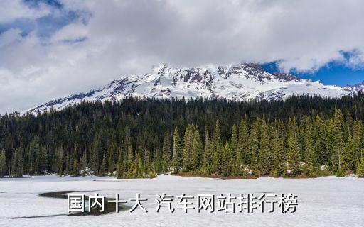 国内十大 汽车网站排行榜