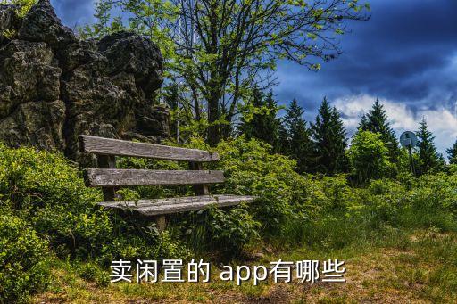卖闲置的 app有哪些