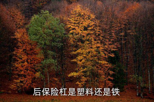 后保险杠是塑料还是铁