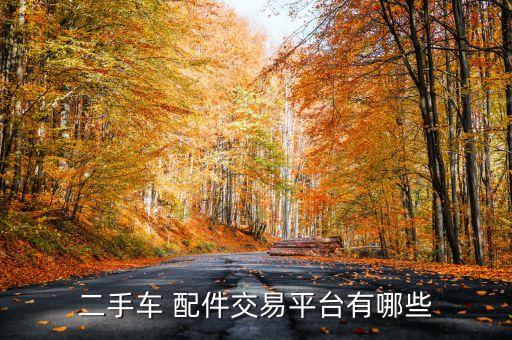 二手车 配件交易平台有哪些