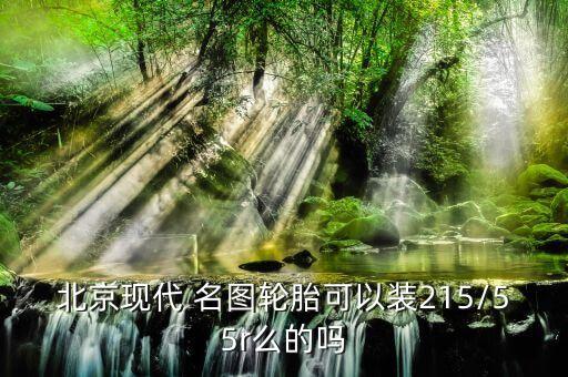 北京现代 名图轮胎可以装215/55r么的吗