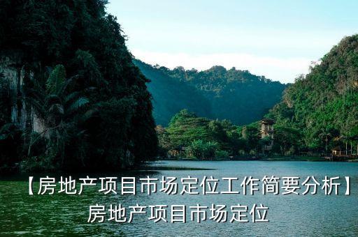 【房地产项目市场定位工作简要分析】房地产项目市场定位