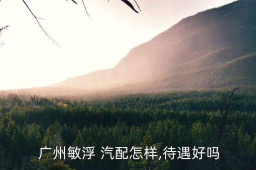  广州敏浮 汽配怎样,待遇好吗