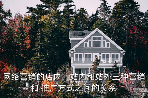 网络营销的店内、站内和站外三种营销和 推广方式之间的关系