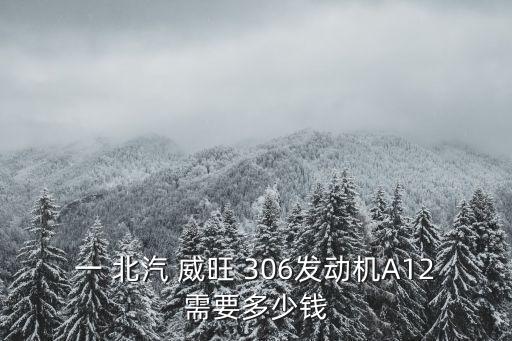 一 北汽 威旺 306发动机A12需要多少钱