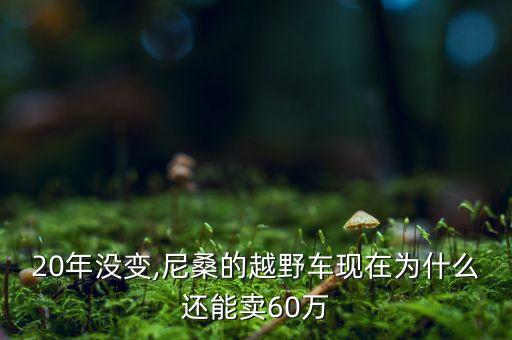 20年没变,尼桑的越野车现在为什么还能卖60万