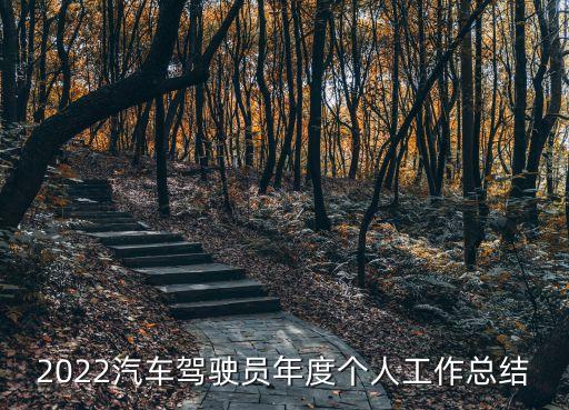 2022汽车驾驶员年度个人工作总结