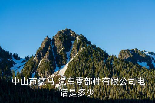 中山汽车配件市场,中山和胜汽车配件有限公司