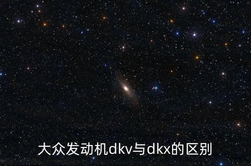 大众发动机dkv与dkx的区别