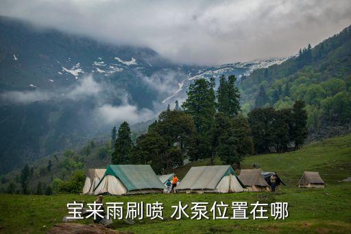 宝来雨刷喷 水泵位置在哪