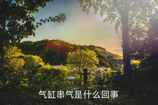 发动机窜气是什么原因