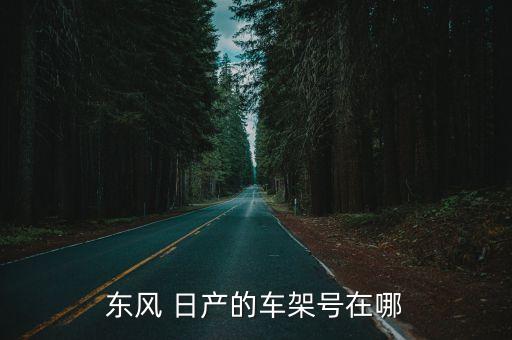 东风 日产的车架号在哪