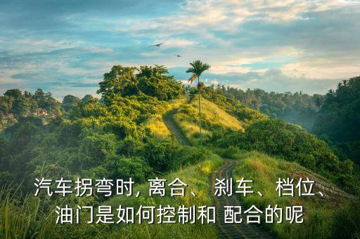 汽车拐弯时, 离合、 刹车、档位、油门是如何控制和 配合的呢