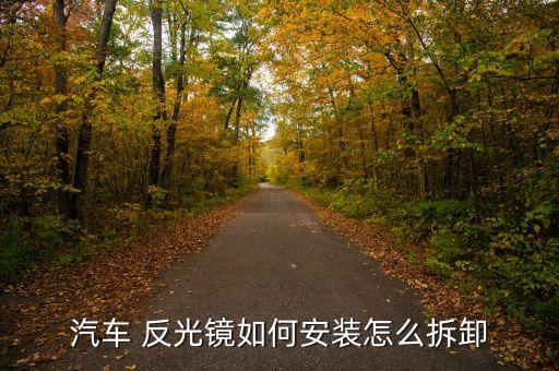 汽车 反光镜如何安装怎么拆卸