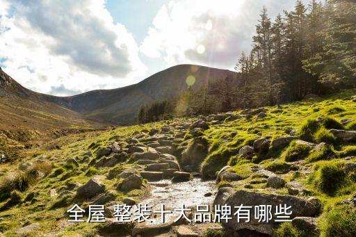  全屋 整装十大品牌有哪些