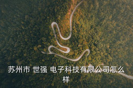 苏州市 世强 电子科技有限公司怎么样