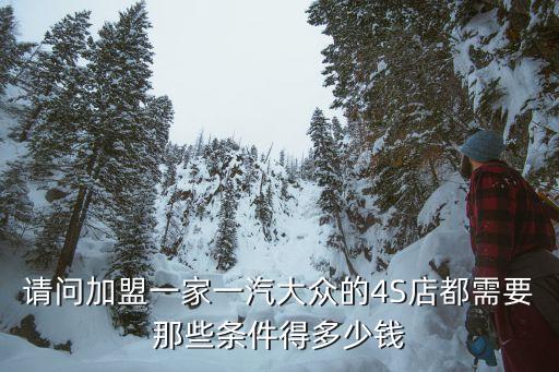 请问加盟一家一汽大众的4S店都需要那些条件得多少钱