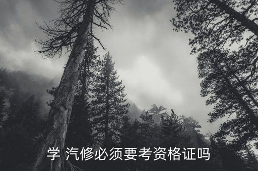 汽修专业可以考哪些证,山西汽修专业的有哪些学校