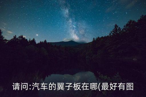 请问:汽车的翼子板在哪(最好有图