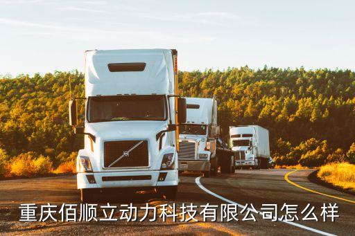  重庆佰顺立动力科技有限公司怎么样