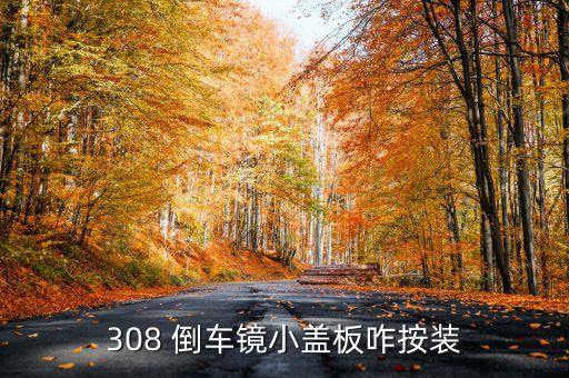 308 倒车镜小盖板咋按装