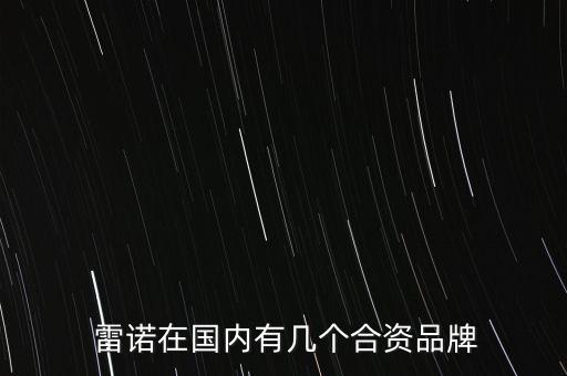  雷诺在国内有几个合资品牌