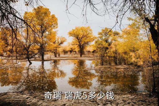 奇瑞 瑞虎5多少钱