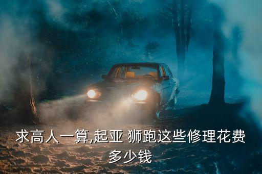 狮跑配件,起亚狮跑配件大全