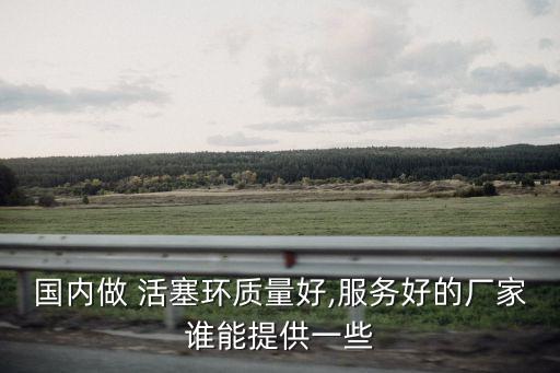 国内做 活塞环质量好,服务好的厂家谁能提供一些