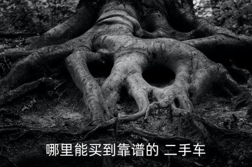 哪里能买到靠谱的 二手车