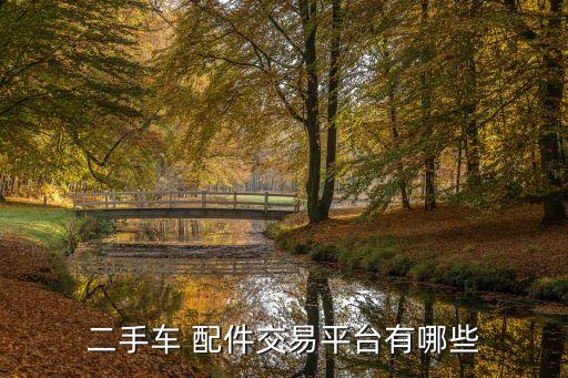 二手车 配件交易平台有哪些