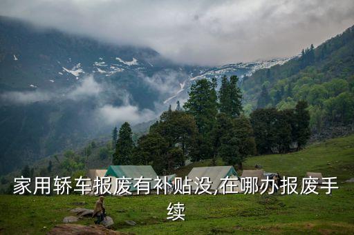 家用轿车报废有补贴没,在哪办报废手续