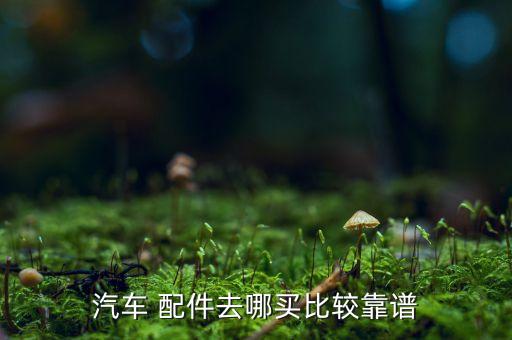 汽车 配件去哪买比较靠谱