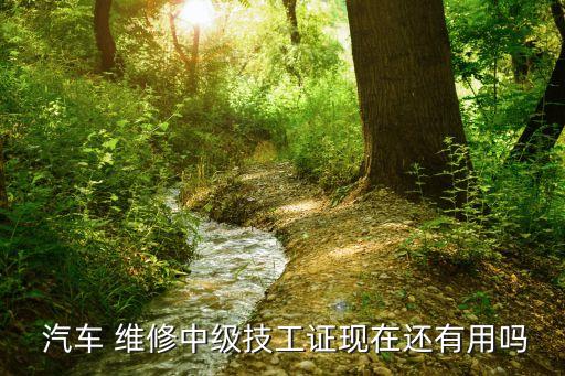  汽车 维修中级技工证现在还有用吗