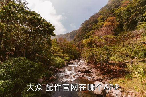 大众 配件官网在哪个APP