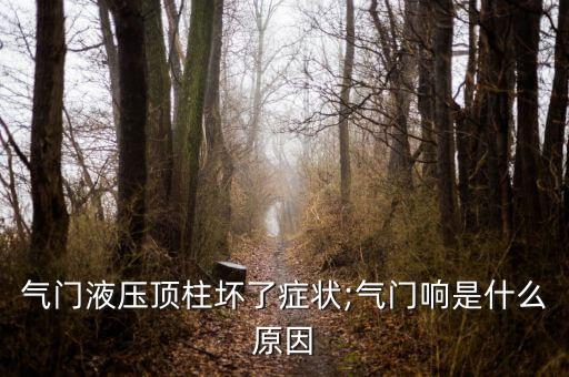 气门液压顶柱坏了症状;气门响是什么原因