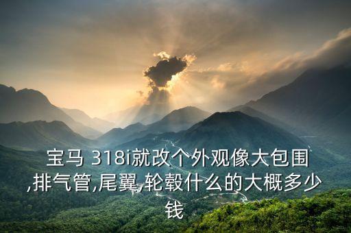 宝马318i配件,宝马三系318i