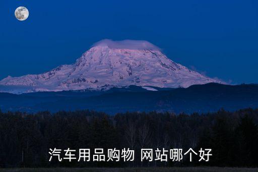  汽车用品购物 网站哪个好
