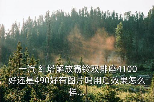  一汽 红塔解放霸铃双排座4100好还是490好有图片吗用后效果怎么样...