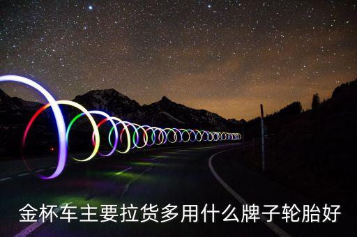  金杯车主要拉货多用什么牌子轮胎好
