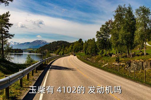 玉柴有 4102的 发动机吗